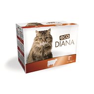 Eco Diana cat kapsičky hovädzie kúsky v omáčke 12× 100 g - Kapsička pre mačky