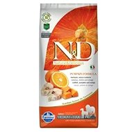 N&D grain free pumpkin dog adult M/L codfish & orange 12 kg - Granuly pre psov