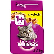 WHISKAS granule s kuracím mäsom 3,8 kg - Granule pre mačky