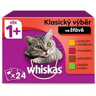 Kapsička pre mačky WHISKAS Klasický výber so zeleninou 24× 100 g