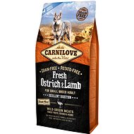 Carnilove fresh ostrich & lamb excellent digestion for small breed dogs 6 kg