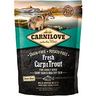 Carnilove fresh carp & trout shiny hair & healthy skin for adult dogs 1,5 kg - Granuly pre psov