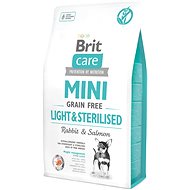 Granuly pre psov Brit Care mini grain free light & sterilised 2 kg