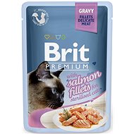 Brit Premium Cat Delicate Fillets in Gravy with Salmon for Sterilised 85 g