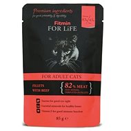 Fitmin For Life Hovädzia kapsička pre mačky 85 g - Kapsička pre mačky