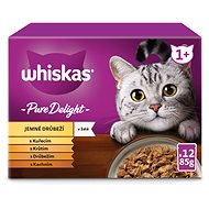 Whiskas kapsičky Casserole hydinové výber v želé 12× 85 g - Kapsička pre mačky