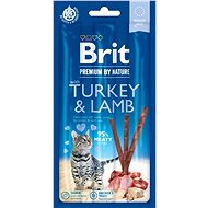 Maškrty pre mačky Brit Premium by Nature Cat Sticks with Turkey & Lamb 3 ks