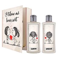 BOHEMIA GIFTS darčeková súprava Kniha – S tebou ma baví svet - Darčeková sada kozmetiky
