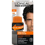 ĽORÉAL PARIS Men Expert Semi-permanentná farba na vlasy 02 Čierna