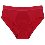PINKE WELLE Bikiny červené - stř. a slabá menstruace - Menštruačné nohavičky