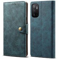 Puzdro na mobil Lenuo Leather pre Xiaomi Poco M3 Pro 5G/Redmi Note 10 5G, modré - Pouzdro na mobil
