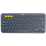 Logitech Bluetooth Multi-Device Keyboard K380, tmavo sivá – CZ + SK - Klávesnica
