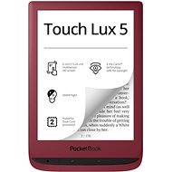 PocketBook 628 Touch Lux 5 Ruby Red - Elektronická čítačka kníh
