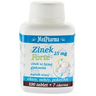 MEDPHARMA Zinok 25 mg Forte 107 tbl. - Zinok