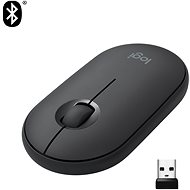 Logitech Pebble M350 Wireless Mouse, graphite - Myš