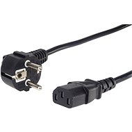 PremiumCord napájací 230 V k PC 1 m, čierny - Napájací kábel