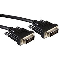 Video kábel OEM prepojovací DVI-D pre LCD (DVI-D (M) < - > DVI-D (M)), dual link, tienený, 7,5 m