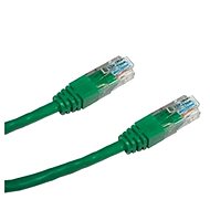 Datacom, CAT6, UTP, 0,25 m, zelený - Sieťový kábel