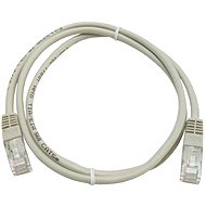 Sieťový kábel Datacom, CAT5E, UTP sivý 1 m - Síťový kabel