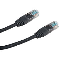 Datacom CAT5E UTP čierny 1 m - Sieťový kábel