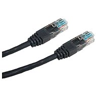 Sieťový kábel Datacom, CAT6, UTP, 1 m, čierny - Síťový kabel