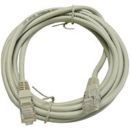Sieťový kábel OEM CAT5E UTP šedý 3m - Síťový kabel
