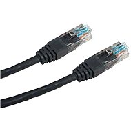 Datacom CAT5E UTP čierny 0,25 m - Sieťový kábel