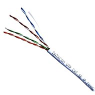 Sieťový kábel Datacom, drôt, CAT5E, UTP, 305m/box biely