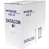 Sieťový kábel Datacom, licna (kábel), CAT6, UTP, 305 m/box