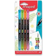 Maped Graph Peps Deco v pastelových farbách, 4 farby - Liner