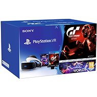 PlayStation VR pre PS4 + VR Worlds + GT Sport + PS4 Kamera