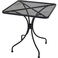 Stôl záhradný 70 × 70 × 71 cm železo antracit - Záhradný stôl