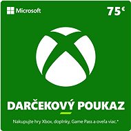 Xbox Live Darčeková karta v hodnote 75 Eur - Dobíjacia karta