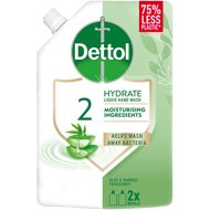 DETTOL Tekuté mydlo Náhradná náplň Aloe Vera a vitamín E 500 ml - Tekuté mydlo