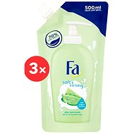 FA Soft & Caring Aloe Vera 3 × 500 ml - Tekuté mydlo