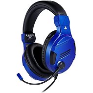 Herné slúchadlá BigBen PS4 Stereo-Headset v3 – modré