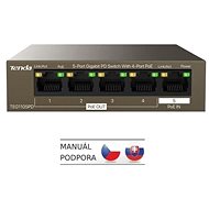 Tenda TEG1105PD Gigabit PoE PD Fanless Switch 30 W - Switch