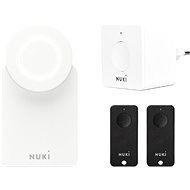 NUKI Smart Lock 3.0 +  Bridge biely + 2× Fob