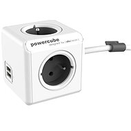 PowerCube Extended USB sivá - Zásuvka