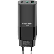 Nabíjačka do siete PowerCube CubeNest S3D0 GaN Adaptér 65 W