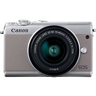 Canon EOS M100 sivý + M15-45mm strieborný
