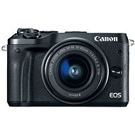 Canon EOS M6 čierny + EF-M 15–45 mm