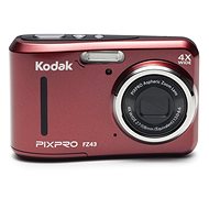Kodak FriendlyZoom FZ43 červený - Digitálny fotoaparát