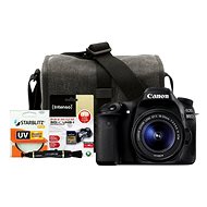 Canon EOS 80D + EF-S 18-55mm IS STM + Canon Starter Kit