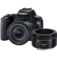 Canon EOS 250D čierny + 18 – 55 mm IS STM + 50 mm - Digitálny fotoaparát