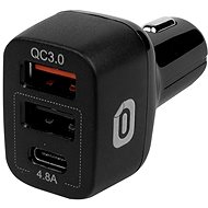Odzu Car Charger With Quick Charge 3.0 Black