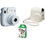 Fujifilm Instax Mini 11 popolavo biely Big Bundle - Instantný fotoaparát