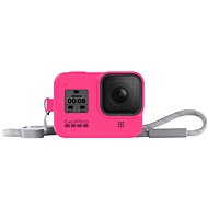 GoPro Sleeve + Lanyard (HERO8 Black) neónovo ružový - Puzdro na kameru