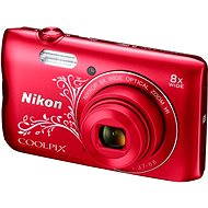 Nikon COOLPIX A300 červený lineart