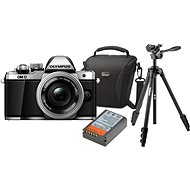 Olympus E-M10 Mark II silver/silver + ED 14-42mm EZ + Olympus Starter Kit